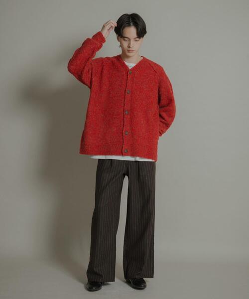 SENSE OF PLACE by URBAN RESEARCH（センスオブプレイスバイアーバンリサーチ）の「ウールブレンドカーブポケットストレートパンツ（その他パンツ・メンズ・グレー/ブラウン・LARGE/MEDIUM）」の6枚目の写真