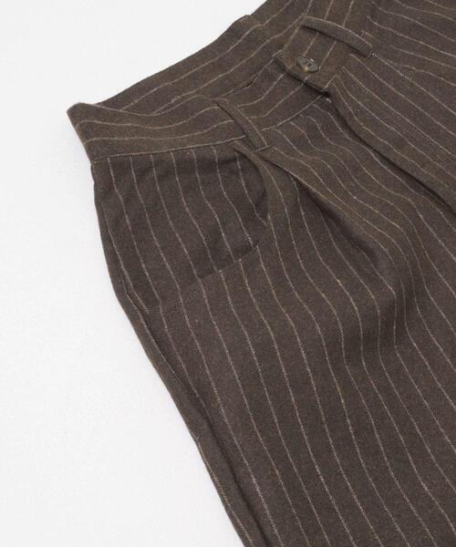 SENSE OF PLACE by URBAN RESEARCH（センスオブプレイスバイアーバンリサーチ）の「ウールブレンドカーブポケットストレートパンツ（その他パンツ・メンズ・グレー/ブラウン・LARGE/MEDIUM）」の10枚目の写真