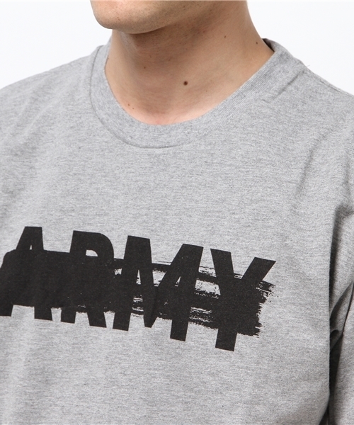 OUTLET(アウトレット)の「【Discoat Parisien】20/-ARMYプリントT(Tシャツ/カットソー・メンズ・杢グレー/オリーブ・MEDIUM/LARGE)」の5枚目の写真