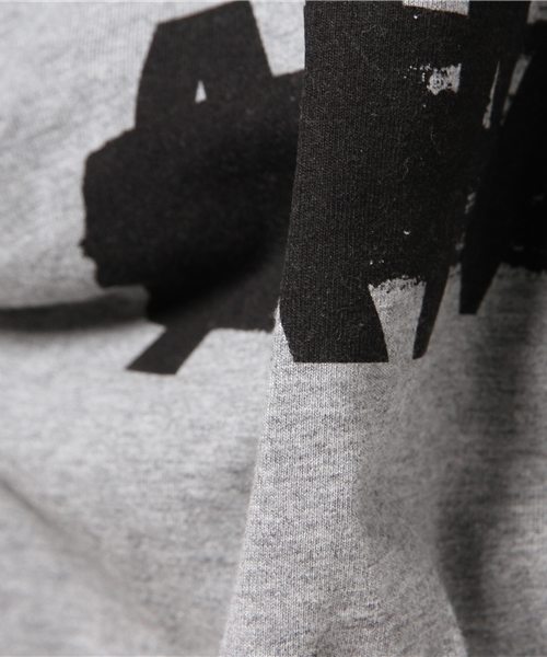 OUTLET(アウトレット)の「【Discoat Parisien】20/-ARMYプリントT(Tシャツ/カットソー・メンズ・杢グレー/オリーブ・MEDIUM/LARGE)」の9枚目の写真