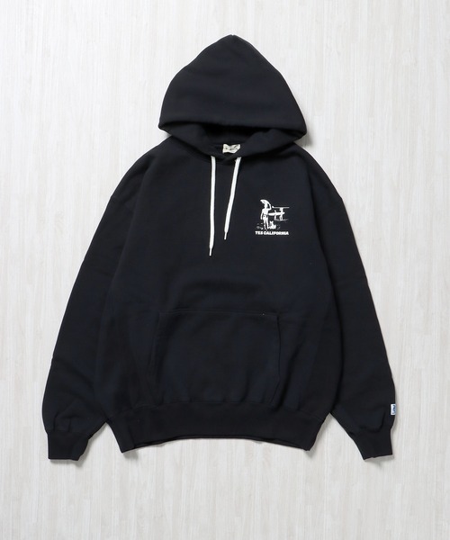 The Endless Summer（エンドレスサマー）の「THE ENDLESS SUMMER SWEAT PARKA / スウェットパーカー（パーカー・メンズ・ホワイト/ブラック/グレー・SMALL/MEDIUM/LARGE/X-LARGE）」の9枚目の写真