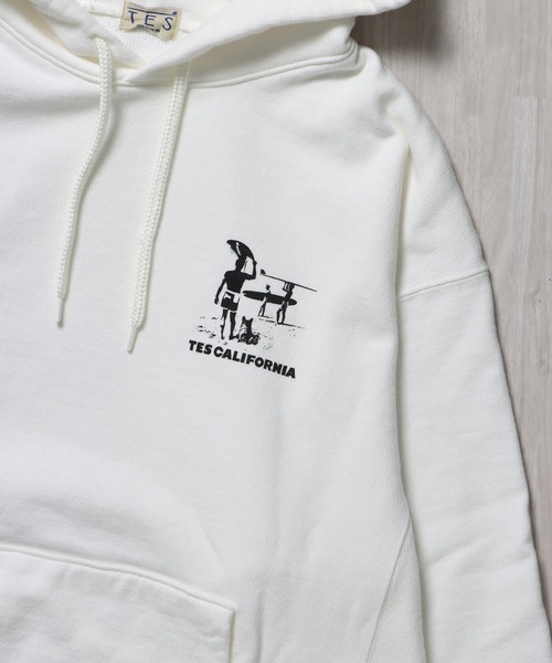 The Endless Summer（エンドレスサマー）の「THE ENDLESS SUMMER SWEAT PARKA / スウェットパーカー（パーカー・メンズ・ホワイト/ブラック/グレー・SMALL/MEDIUM/LARGE/X-LARGE）」の15枚目の写真