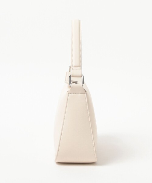 Ray BEAMS（レイビームス）の「スクエア ワンハンドル バッグ（トートバッグ・レディース・オフホワイト/ブラック・ONE SIZE）」の4枚目の写真