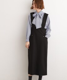 grove | 【ウエストゴム】美シルエットなハイウエストサス付きスカート(スカート)