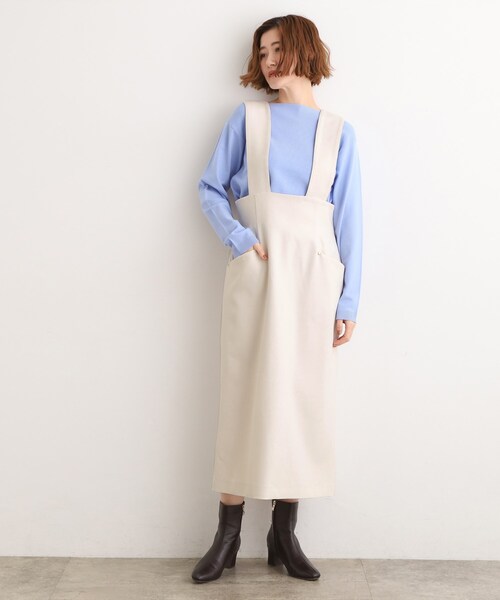 grove（グローブ）の「【ウエストゴム】美シルエットなハイウエストサス付きスカート（スカート・レディース・アイボリー/ブラック/ブラウン系その他・02/01/03/04/05）」の6枚目の写真