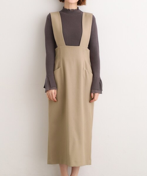 grove（グローブ）の「【ウエストゴム】美シルエットなハイウエストサス付きスカート（スカート・レディース・アイボリー/ブラック/ブラウン系その他・02/01/03/04/05）」の16枚目の写真