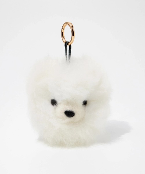 COSY(コージー)の「COSY Medium Bear Head Key ring コージー ミディアム ベア ヘッド キーリング 熊 チャーム(チャーム・レディース・ホワイト系1/ダークブラウン/ベージュ系1/ブラック/グレー系1・FREE)」の2枚目の写真