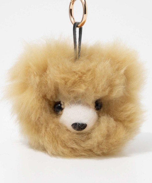 COSY(コージー)の「COSY Medium Bear Head Key ring コージー ミディアム ベア ヘッド キーリング 熊 チャーム(チャーム・レディース・ホワイト系1/ダークブラウン/ベージュ系1/ブラック/グレー系1・FREE)」の8枚目の写真