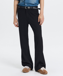 KICHUL（キチョル）の「Yk 0605 boot cut slacks (black)（スラックス）」