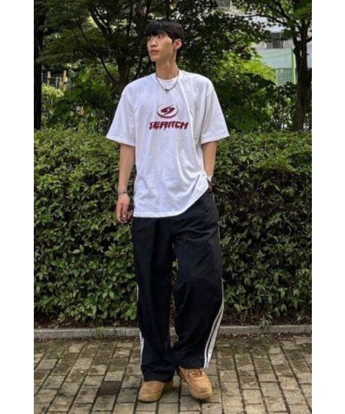 SEARCH410(サーチ410)の「ブリードロゴ半袖Tシャツホワイト-マゼンタ(Tシャツ/カットソー・メンズ・その他・MEDIUM/LARGE)」の5枚目の写真