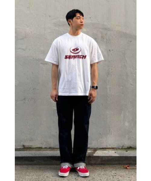 SEARCH410(サーチ410)の「ブリードロゴ半袖Tシャツホワイト-マゼンタ(Tシャツ/カットソー・メンズ・その他・MEDIUM/LARGE)」の7枚目の写真