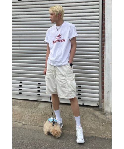SEARCH410(サーチ410)の「ブリードロゴ半袖Tシャツホワイト-マゼンタ(Tシャツ/カットソー・メンズ・その他・MEDIUM/LARGE)」の10枚目の写真