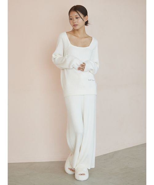 セール】トーンアップホットスムーズィーロングパンツ（ルームウェア