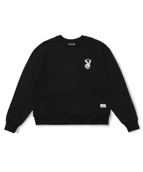 Rd 368 Oversized Crewneck Black