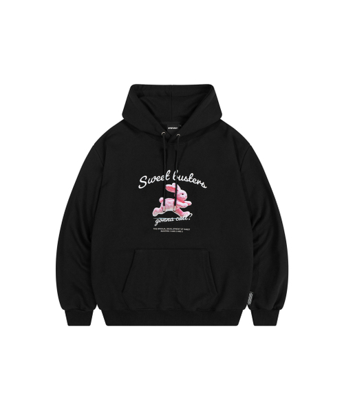 DYSFUNCT(ディスファンクト)の「SWEET BUSTER RABBIT HOODIE (BLACK)(パーカー・メンズ・その他・MEDIUM/LARGE)」の1枚目の写真