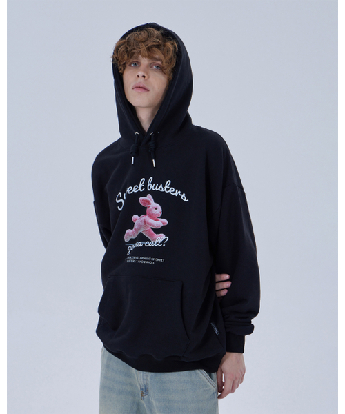 DYSFUNCT(ディスファンクト)の「SWEET BUSTER RABBIT HOODIE (BLACK)(パーカー・メンズ・その他・MEDIUM/LARGE)」の4枚目の写真