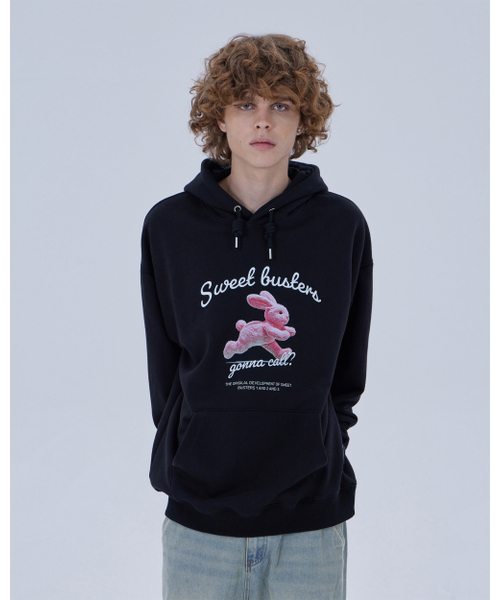 DYSFUNCT(ディスファンクト)の「SWEET BUSTER RABBIT HOODIE (BLACK)(パーカー・メンズ・その他・MEDIUM/LARGE)」の5枚目の写真