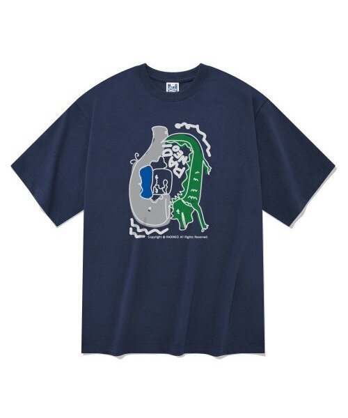RADINEO(ラディネオ)の「トリオ 半袖Tシャツ ネイビー(Tシャツ/カットソー・メンズ・その他・LARGE/MEDIUM/SMALL/X-LARGE)」の1枚目の写真