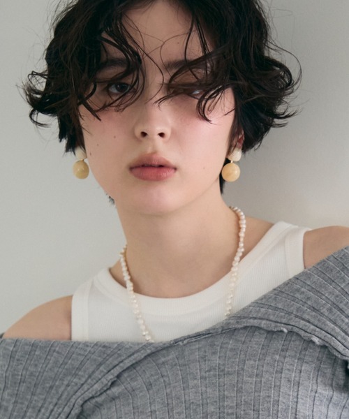 Trish（トリッシュ）の「サークルレジンピアス（ピアス（両耳用）・レディース・アイボリー/ピンク・FREE）」の13枚目の写真