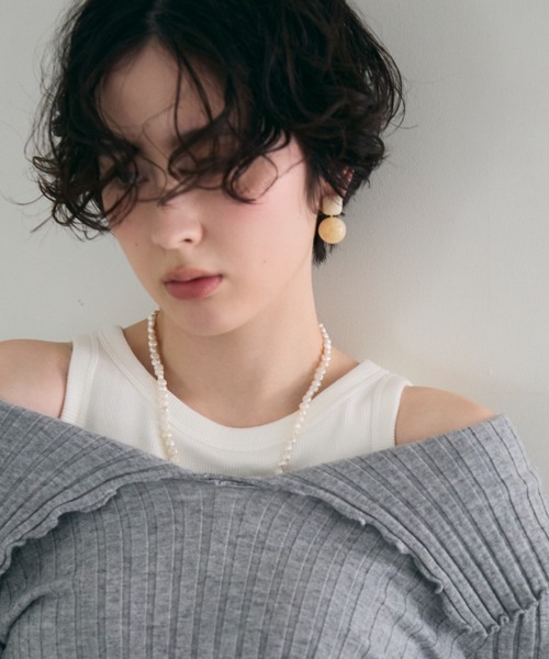 Trish（トリッシュ）の「サークルレジンピアス（ピアス（両耳用）・レディース・アイボリー/ピンク・FREE）」の12枚目の写真