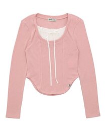 ビクトリアンシャーリングTシャツ[PINK]