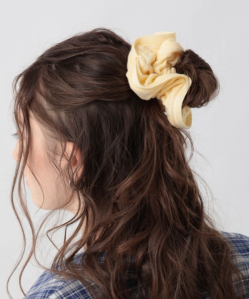 GEORGE'S（ジョージズ）の「ニュアンスカラーシュシュ（シュシュ・レディース・グレー/ブルー/イエロー・FREE）」の3枚目の写真