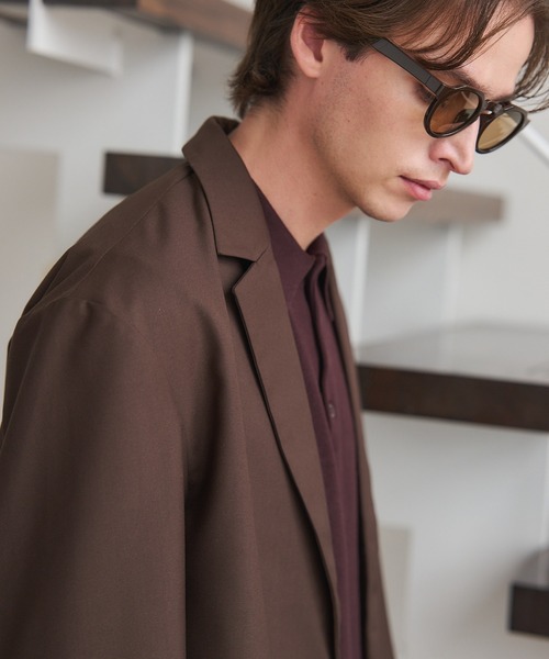 SETUP7(セットアップセブン)の「【SETUP7】Everyday Twill Jacket KKP / エブリデイツイルジャケット シングルジャケット(テーラードジャケット・メンズ・ブラック/ブラウン/ネイビー・L/M)」の19枚目の写真
