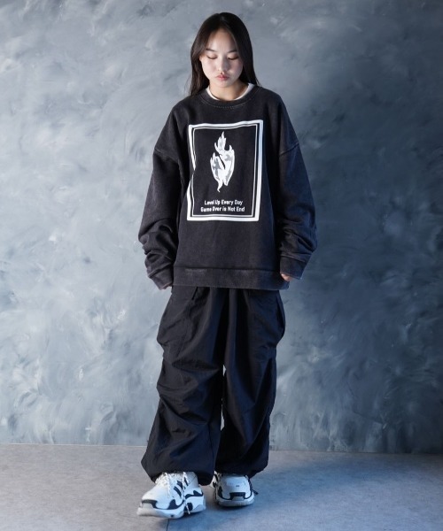 NOIZY（ノイジー）の「No Game Over Pigment Sweat（スウェット）」 - WEAR