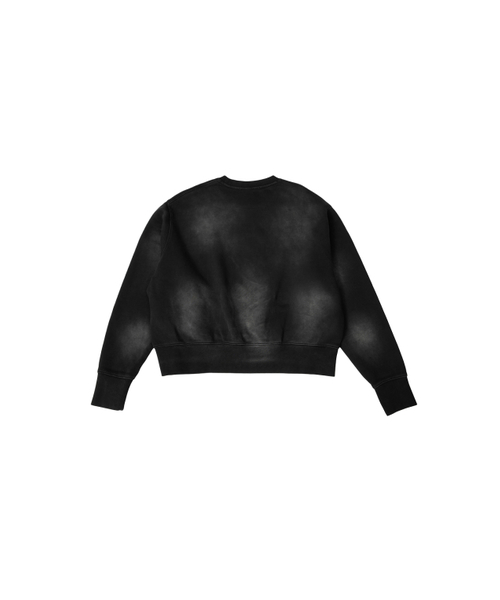 MEA（メア）の「VINTAGE ANIMAL PATCH SWEATSHIRT [BLACK]（スウェット・レディース・その他・2/3）」の2枚目の写真
