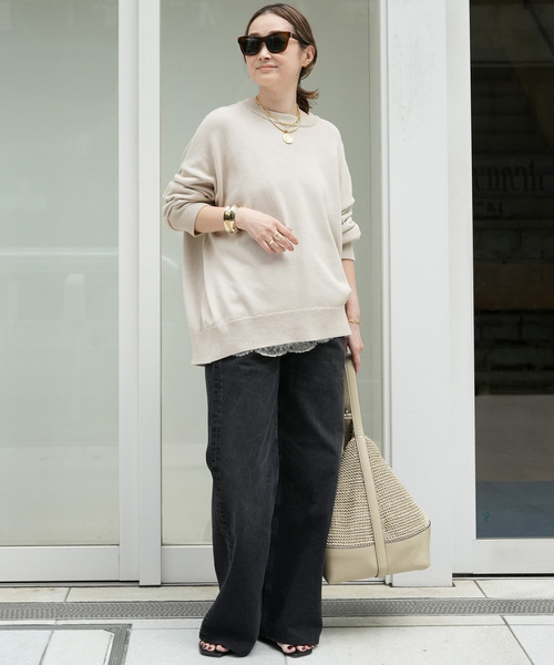 Citizens of humanity（シチズンズオブヒューマニティー）の「【CITIZENS OF HUMANITY/シチズンズ・オブ・ヒューマニティ】PALOMA BAGGY（その他パンツ・レディース・ブラック・24/25/26/27）」の2枚目の写真