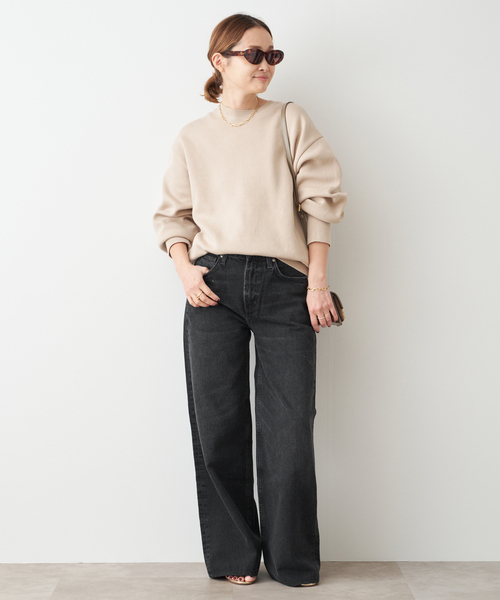 Citizens of humanity（シチズンズオブヒューマニティー）の「【CITIZENS OF HUMANITY/シチズンズ・オブ・ヒューマニティ】PALOMA BAGGY（その他パンツ・レディース・ブラック・24/25/26/27）」の5枚目の写真