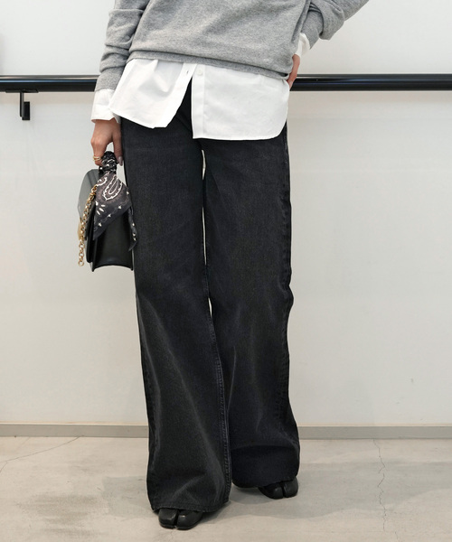 Citizens of humanity（シチズンズオブヒューマニティー）の「【CITIZENS OF HUMANITY/シチズンズ・オブ・ヒューマニティ】PALOMA BAGGY（その他パンツ・レディース・ブラック・24/25/26/27）」の16枚目の写真