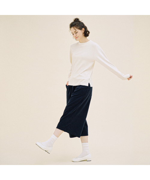 CHIQUITA（チキータ）の「ハーフタートルT (コットン) クリーム 233604SCR（Tシャツ/カットソー・レディース・その他・SMALL/MEDIUM）」の3枚目の写真
