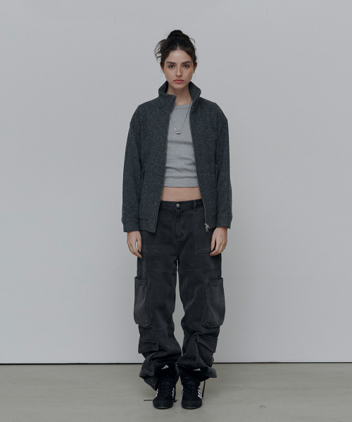 ANYTIME LOREAK(エニタイムロレーク)の「CAMELLIA BIG CARGO PANTS-CHARCOAL(W)(その他パンツ・レディース・その他・SMALL/X-SMALL)」の3枚目の写真