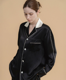 2DREAMERS（2ドリーマーズ）の「Midnight Muse Silk Pajama Set with Pouch（ルームウェア/パジャマ）」