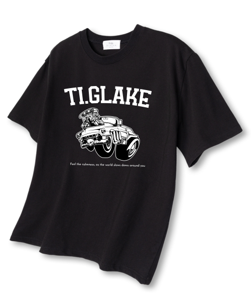TI.GLAKE(ティーグレイク)の「ダウンアラウンド オーバーサイズ 半袖Tシャツ ブラック(Tシャツ/カットソー・メンズ・その他・LARGE/X-LARGE/XX-LARGE)」の1枚目の写真