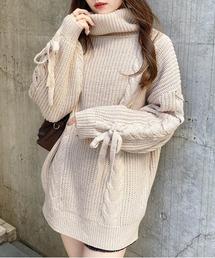 INGNI（イング）の「タートルネックルーズチュニックニット（チュニック）」