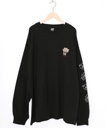 ScoLar Parity | 353137:タイ焼き招きネコ刺繍ロンT(Tシャツ/カットソー)