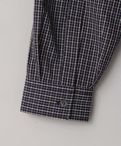 LOWRYS FARM（ローリーズファーム）の「【LFM(U)】BROADチェックシャツＬＳ　 640205（シャツ/ブラウス・メンズ・ベージュ/ネイビー・MEDIUM/LARGE）」の6枚目の写真