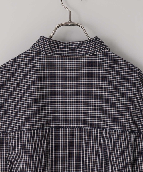 LOWRYS FARM（ローリーズファーム）の「【LFM(U)】BROADチェックシャツＬＳ　 640205（シャツ/ブラウス・メンズ・ベージュ/ネイビー・MEDIUM/LARGE）」の8枚目の写真