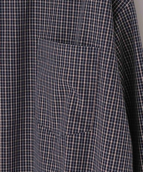 LOWRYS FARM（ローリーズファーム）の「【LFM(U)】BROADチェックシャツＬＳ　 640205（シャツ/ブラウス・メンズ・ベージュ/ネイビー・MEDIUM/LARGE）」の10枚目の写真