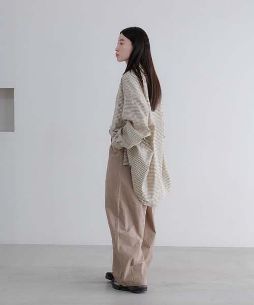 LOWRYS FARM（ローリーズファーム）の「【LFM(U)】BROADチェックシャツＬＳ　 640205（シャツ/ブラウス・メンズ・ベージュ/ネイビー・MEDIUM/LARGE）」の22枚目の写真