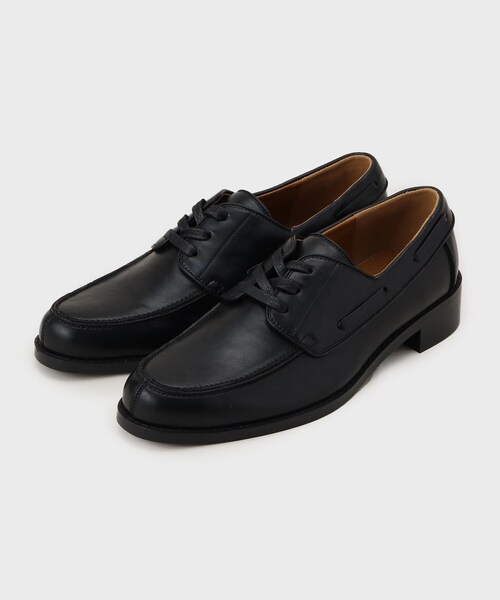 tk.TAKEO KIKUCHI(ティーケータケオキクチ)の「デッキシューズ(ドレスシューズ・メンズ・ブラック・75/65/55)」の2枚目の写真