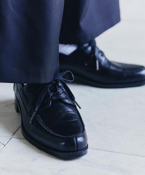 tk.TAKEO KIKUCHI(ティーケータケオキクチ)の「デッキシューズ(ドレスシューズ・メンズ・ブラック・75/65/55)」の7枚目の写真