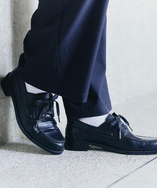 tk.TAKEO KIKUCHI(ティーケータケオキクチ)の「デッキシューズ(ドレスシューズ・メンズ・ブラック・75/65/55)」の8枚目の写真