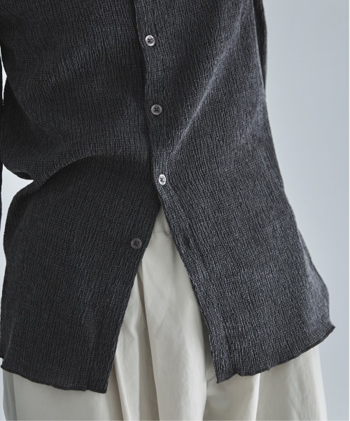 feepur（フェピュール）の「スタンドネックシャーリングシアーカーディガン（カーディガン/ボレロ・レディース・アイボリー/ブラック・MEDIUM）」の14枚目の写真