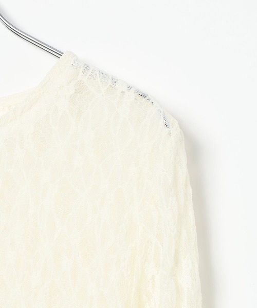 LEPSIM（レプシィム）の「レースインナー　639360（Tシャツ/カットソー・レディース・ブラック/アイボリー/ホワイト/イエロー・FREE）」の7枚目の写真