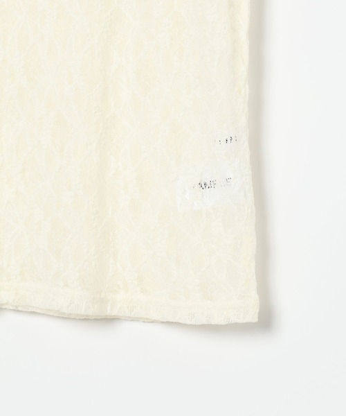 LEPSIM（レプシィム）の「レースインナー　639360（Tシャツ/カットソー・レディース・ブラック/アイボリー/ホワイト/イエロー・FREE）」の9枚目の写真