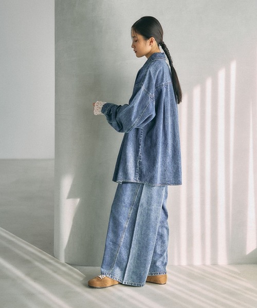 LEPSIM（レプシィム）の「レースインナー　639360（Tシャツ/カットソー・レディース・ブラック/アイボリー/ホワイト/イエロー・FREE）」の21枚目の写真