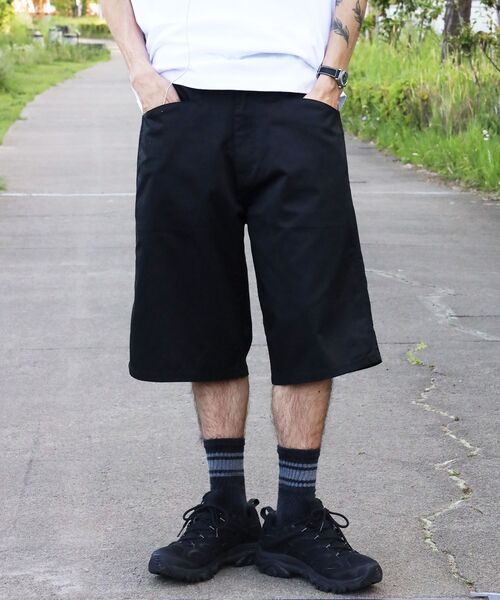BEN DAVIS（ベンデイビス）の「【BEN DAVIS（ベンデイビス）】BIG WORK SHORTS / ワークショーツ パンツ ビックシルエット（その他パンツ・メンズ・ブラック/ベージュ・MEDIUM/LARGE/X-LARGE）」の3枚目の写真